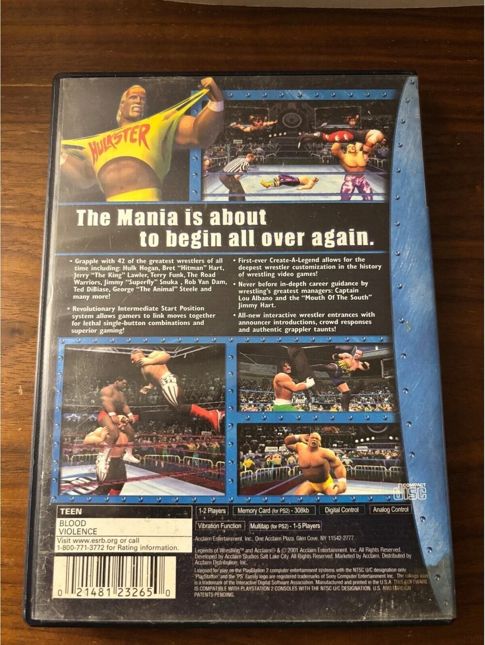 Legends of Wrestling (Sony PlayStation 2, 2001)